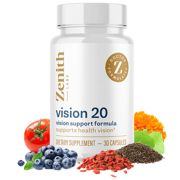 Vision 20 ROS Shield Eye Health Supplement for Adults 45+